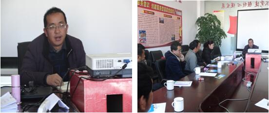 迪庆州移动公司综合部和总经理在安全培训会上讲话。